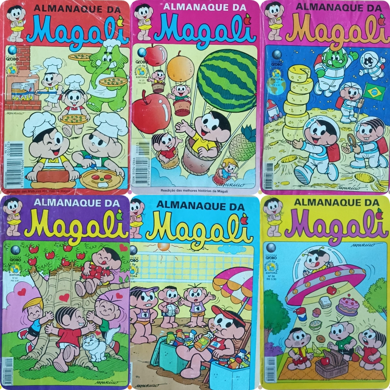 HQ: TURMA DA MONICA - Almanaque da Magali /Globo 1989