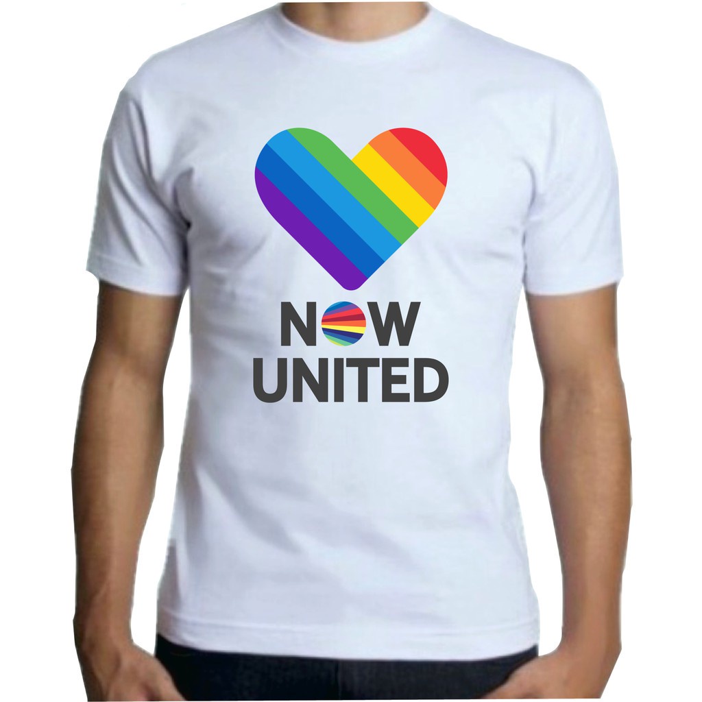 Camiseta Adulto Branca Masculina, Amo Now United