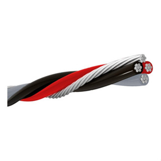 Cabo De Alumínio; Quadruplex 10mm - Rolo Com 50 Metros em Oferta na Shopee