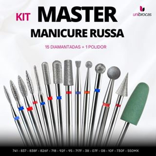 Kit Master  - Para Manicura Russa e Estética Podal em Oferta na Shopee