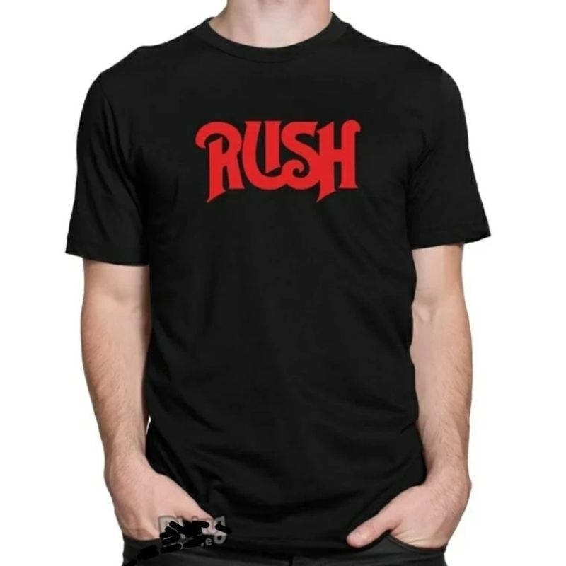 Camiseta Rush Camisa Algodão Unissex Banda Rock Heavy Metal Blusa Casual Estampada Básica Masculina Feminina Tumblr Show
