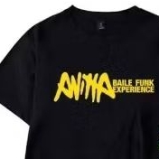 Camiseta Msc Anitta Baile Funk Camisa Algodão Unissex Música Pop Cantora Show Tour Rainha Fã Dançarina Tumblr Carnaval