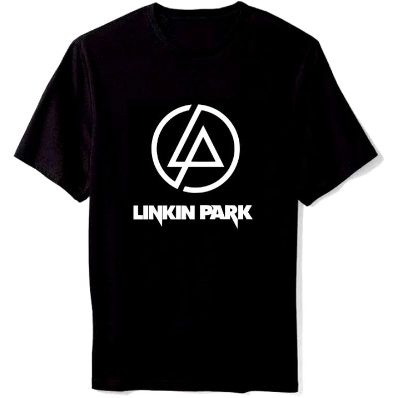 Camiseta Linkin Park Camisa Algodão Feminina Masculina Logo Banda Rock Metal Emo Blusa Unissex Tumblr Show Fã Clube