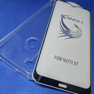 Kit 2 em 1 - Xiaomi Redmi Note 8T - Película de Vidro 3D Frontal e Capa Capinha Case em Oferta na Shopee