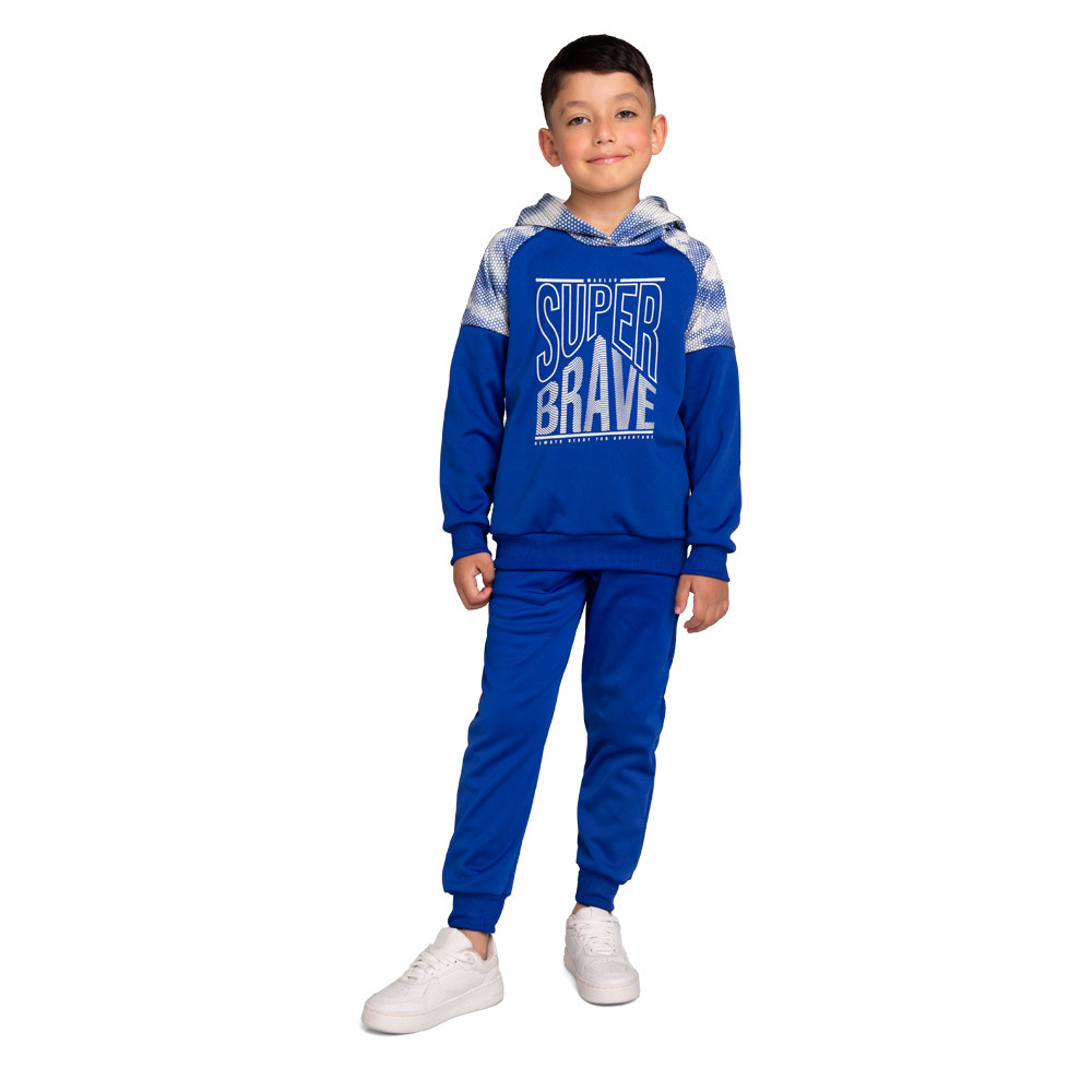 Conjunto Infantil Blusão E Calça Em Malha Sport Felpada Marlan - Baby & Kids Fashion