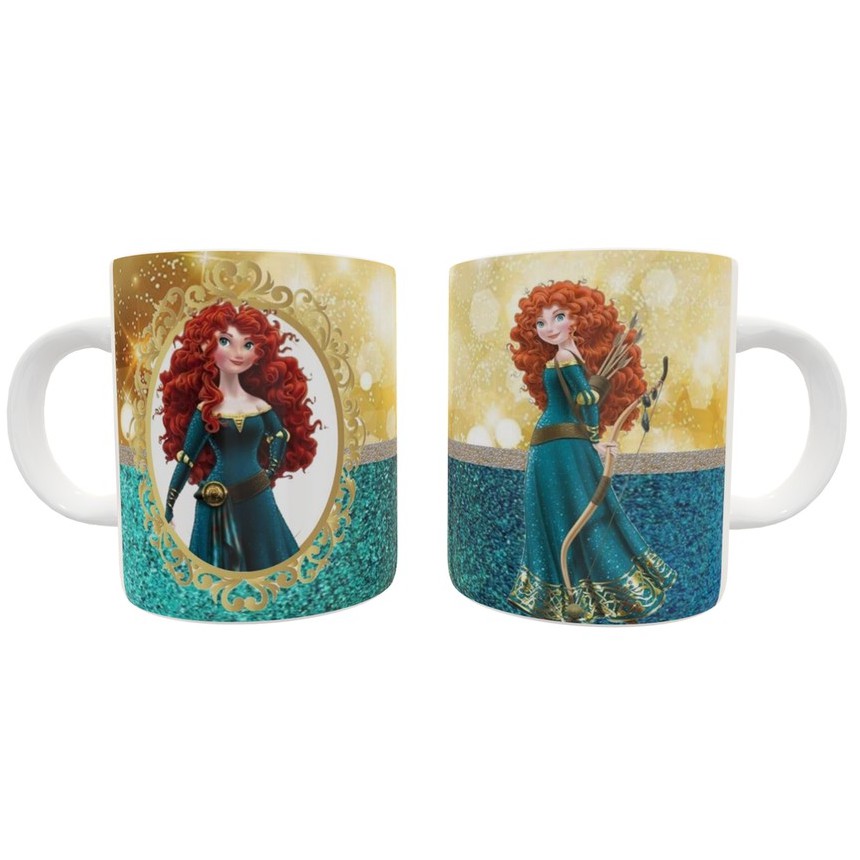 Caneca colecionavel Princesa Merida de Valente