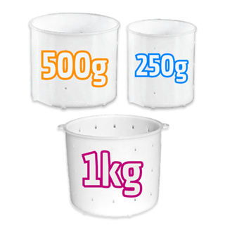 FORMAS DE QUEIJO OPÇÕES FR TAMANHO 1KG, 500G E 250G em Oferta na Shopee