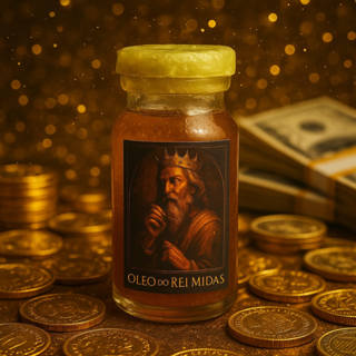 ÓLEO DA RIQUEZA DO REI MIDAS - MAGNETISMO PARA DINHEIRO E SUCESSO CONJURADO em Oferta na Shopee