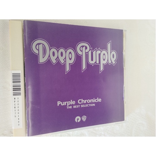 Cd Deep Purple Purple Chonicle Importado Made In Japan+