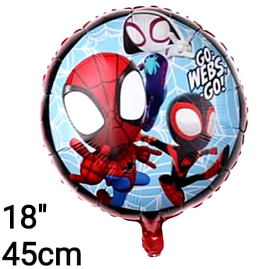 KIT 5 Balões Homem Aranha SPIDERMAN Vários Modelos BALÃO METALIZADO VINGADORES VINGADOR Para Festa E Decoração RIJEDAK em Oferta na Shopee