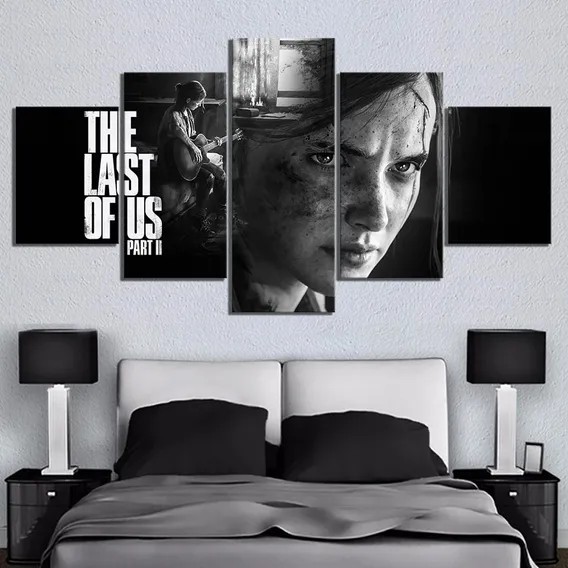 Conjunto de Conjunto de Quadros Decorativos Ellie The Last Of Us Parte 2 Move = 1036 em Oferta na Shopee