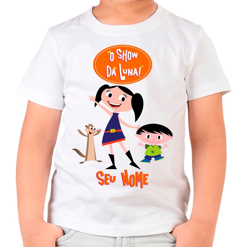 Camiseta O Show da Luna Poster Camisa Personalizada Adulto e Infantil em Oferta na Shopee