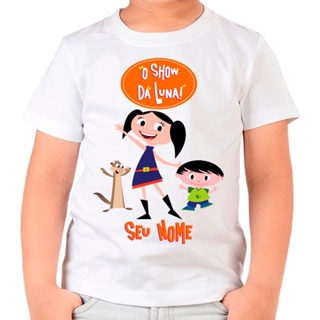 Camiseta O Show da Luna Poster Camisa Personalizada Adulto e Infantil em Oferta na Shopee