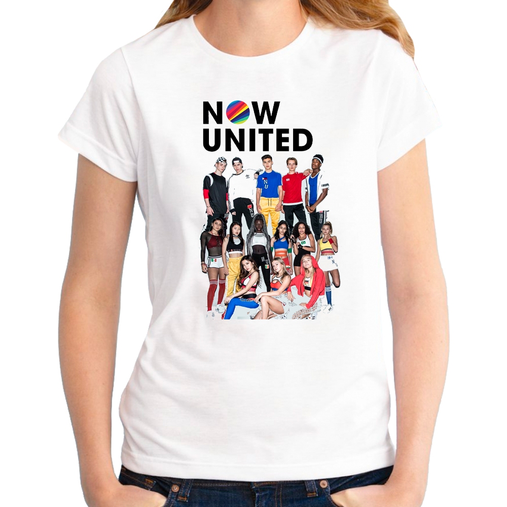 Camiseta Now United Personagens Camisa Personalizada Adulto e Infantil