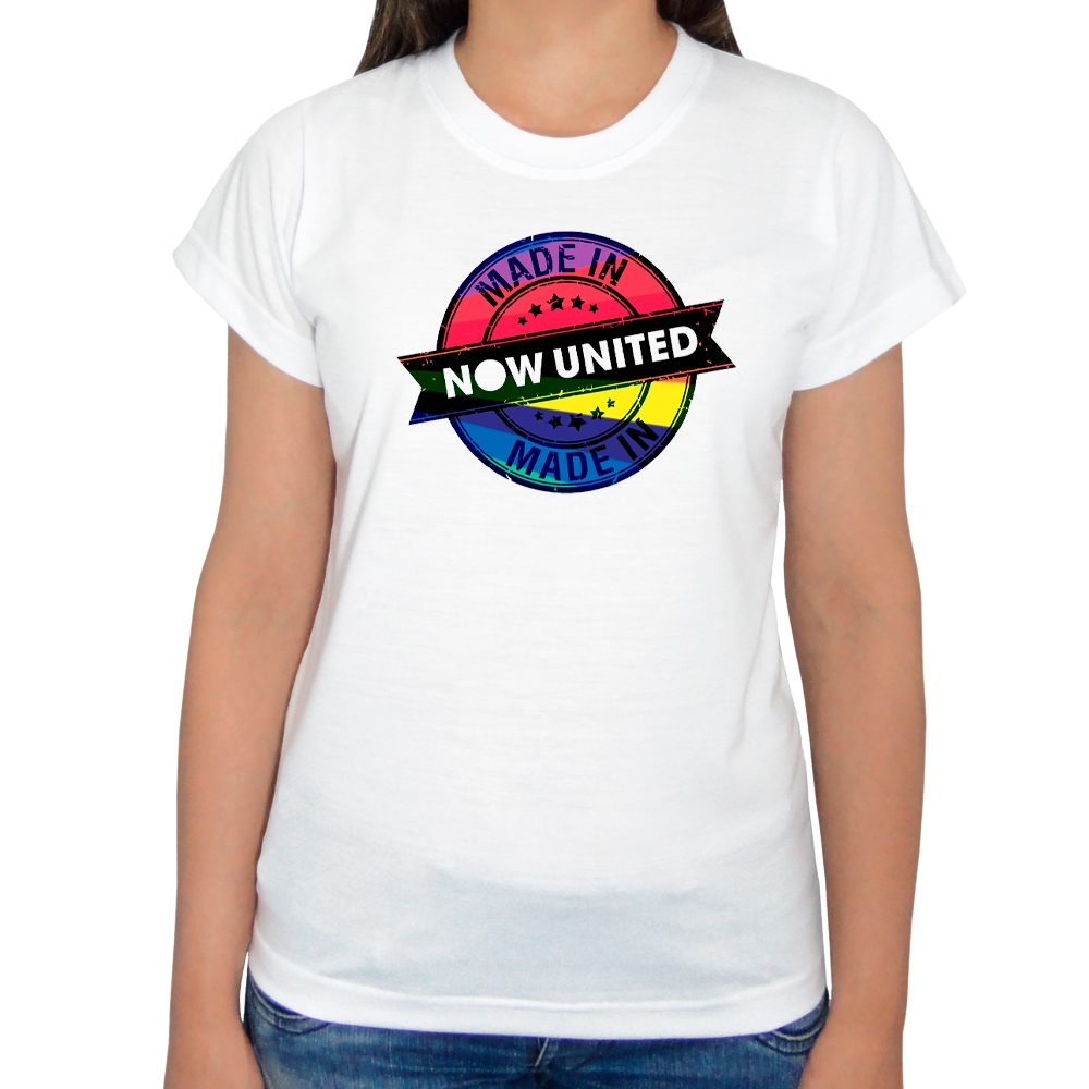 Camiseta Now United Made In Camisa Personalizada Adulto e Infantil
