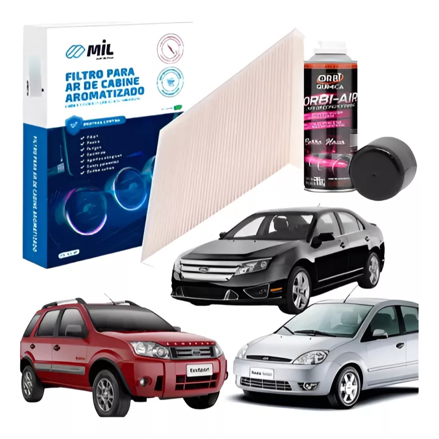 Kit Filtro + Higienizador Ar Ecosport/fiesta/fusion 03/14 - Spare Parts and Accessories for Vehicles