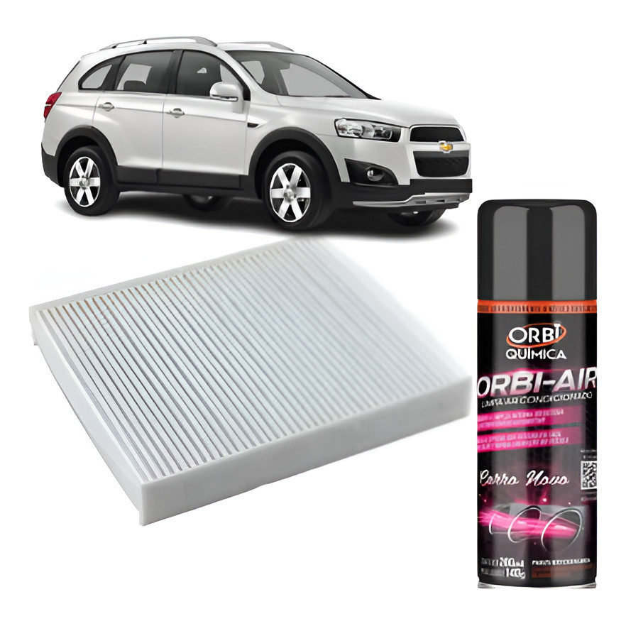 Kit Filtro Ar + Higienizador Gm Captiva 2008 Em Diante em Oferta na Shopee