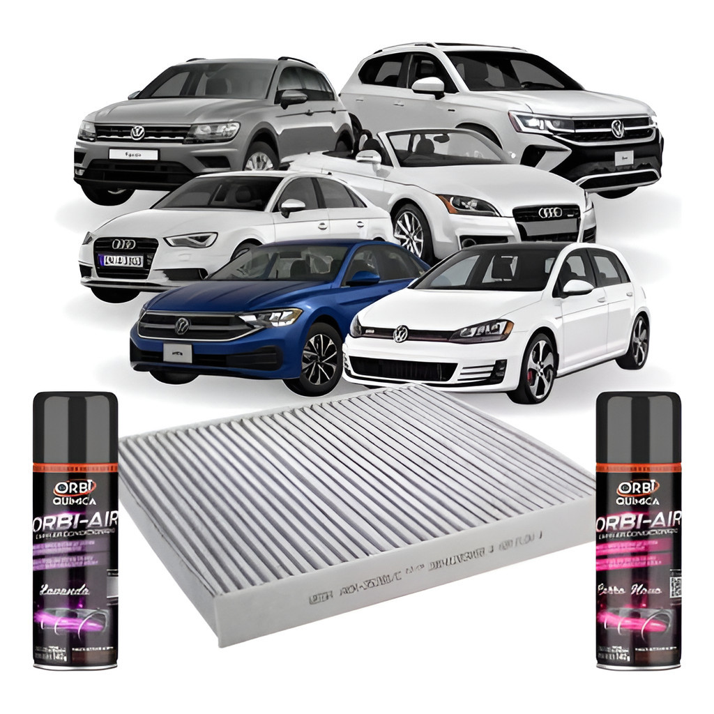 Kit Filtro + Higienizador Audia3/taos/jetta/golf 13 Em Diant em Oferta na Shopee