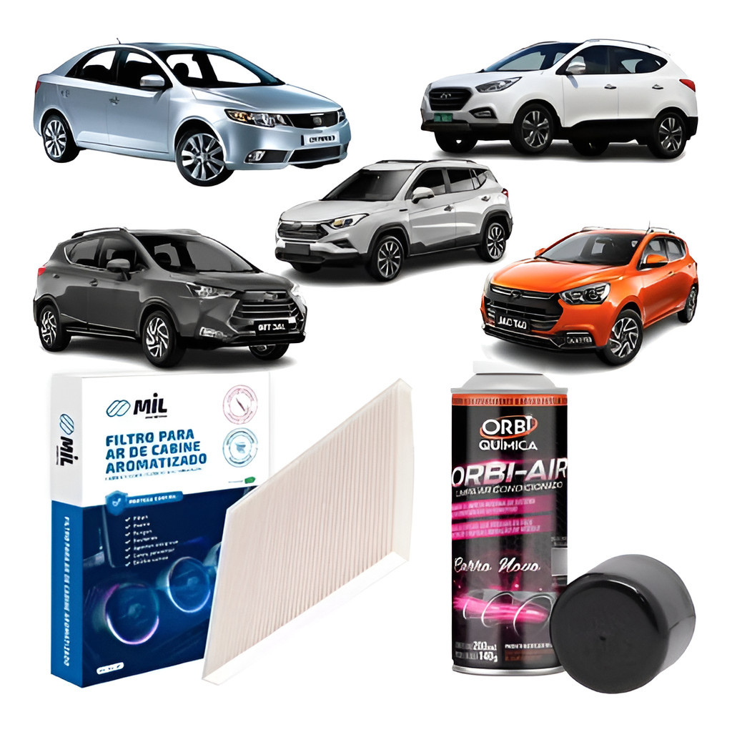 Kit Filtro + Higienizador Ix35 / Cerato / T60 T40 T50