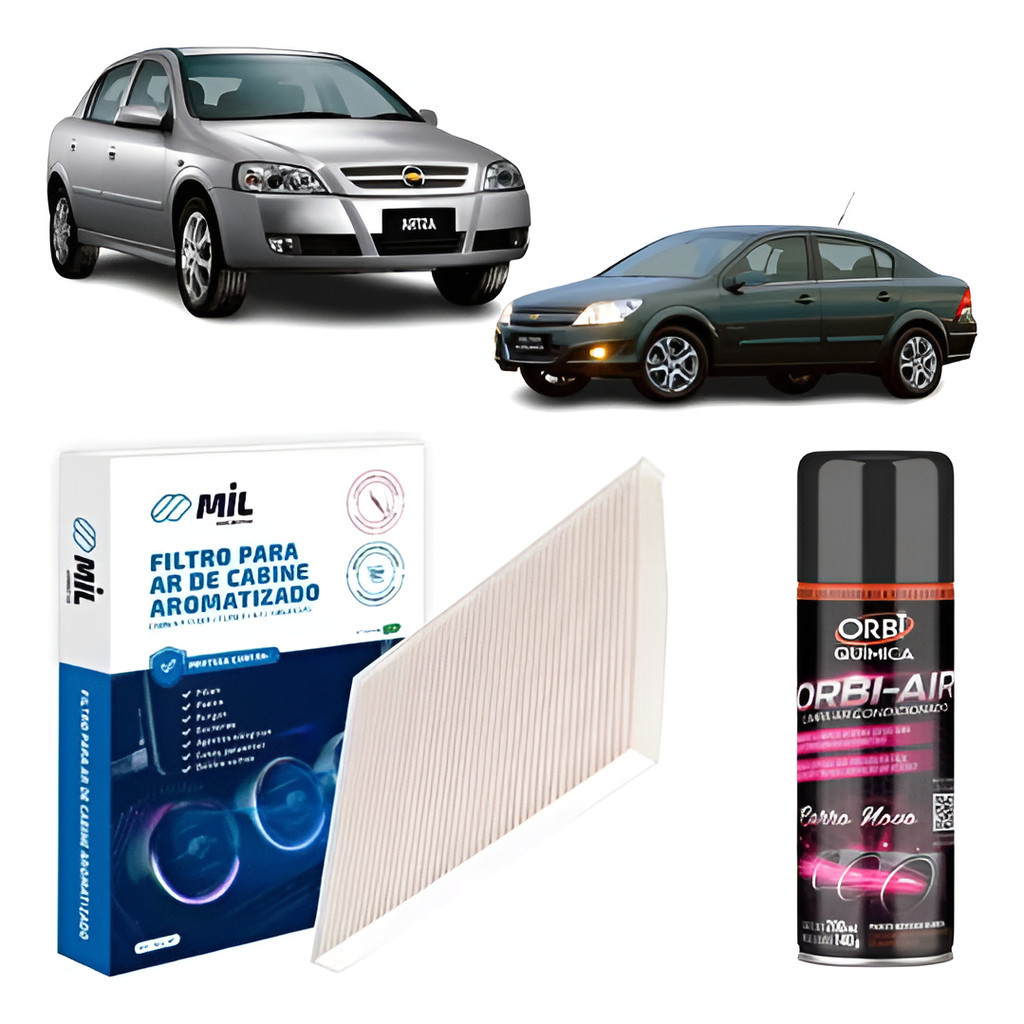 Kit Filtro Ar + Higienizador Vectra 2006... / Astra 2004... em Oferta na Shopee