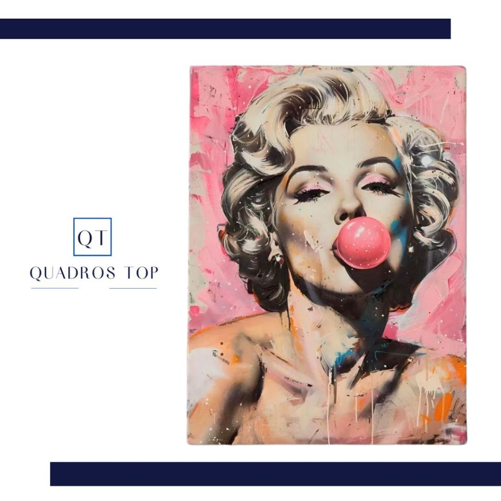 Quadro Decoração Salão de Beleza Quarto Sala Luxo Marilyn Monroe 1 Peça em Oferta na Shopee