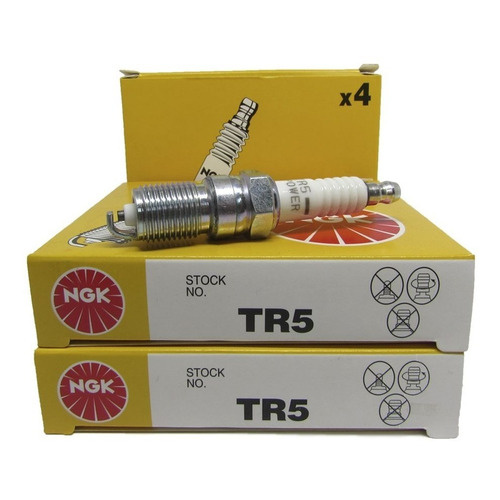Jogo 8 Velas Ford Ranger 2.3 8v E 2.5 8v Desd 1996 Ngk Tr5 em Oferta na Shopee