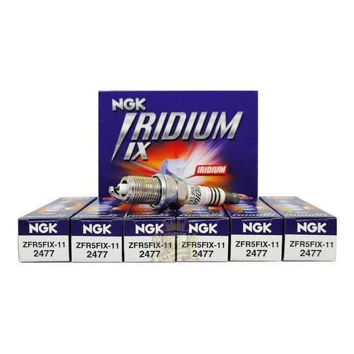 Jogo de Vela Ngk Iridium Jeep Cherekee Sport 3.7 V6 211cv Zfr5fix11