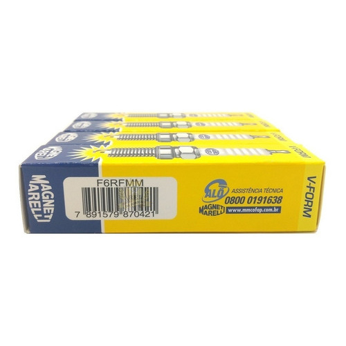 Jogo Vela ignição Caravan Comodoro Diplomata Opala 2.5 4cc Álcool Marelli F6rfmm em Oferta na Shopee