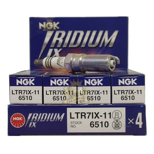 Jogo Vela Ignição Iridium Ngk Ford Focus 1.6 16v Sigma Flex Desde 2010 Ngk Ltr7ix11