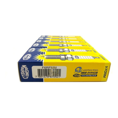Jogo De Velas Opala Diplomata Caravan Comodoro 4.1 6cc Álcool Marelli F6rfmm