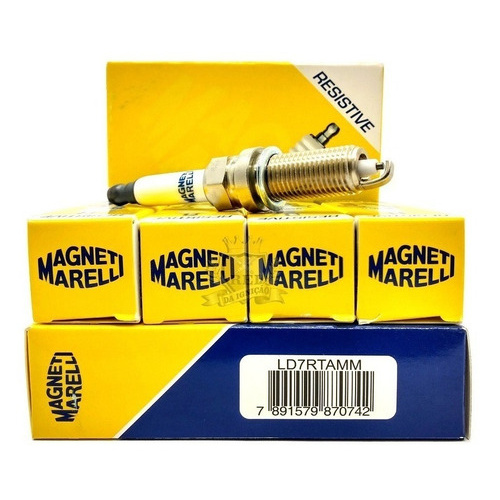 Jogo Vela Ignição Renault Clio 1.0 16v Gasolina ou Flex Marelli Ld7rtamm em Oferta na Shopee