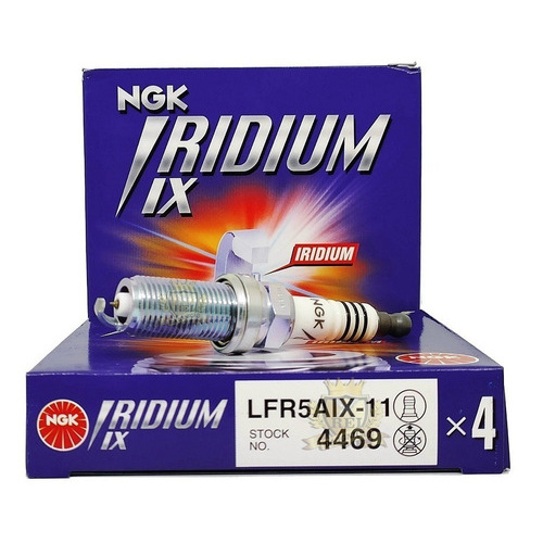 Jogo De Velas Iridium Ngk Nissan X-trail Xtrail 2.5 T30 180cv Gasolina Desde 2005 Lfr5aix11