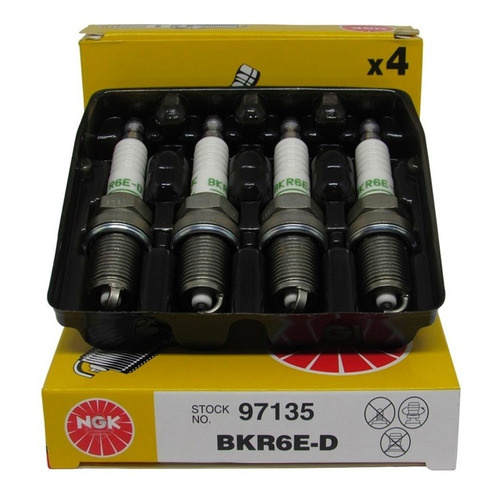 Jogo Vela Ignição Ngk Daihatsu Terios 1.3 Gasolina Desde 1997 Bkr6ed
