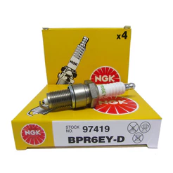 Jogo vela ignição Ngk Astra Vectra Zafira 2.0 8v Flex ou Gnv 2004 a 2008 Bpr6eyd