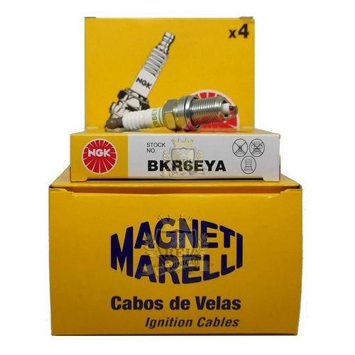 Kit Cabo E Jogo De Velas Toyota Corolla 1.8 16v 7AFE Gasolina 1997 A 2002 Cvmm0702 + Bkr6eya em Oferta na Shopee