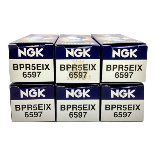 Jogo de Vela Iridium Opala 6cc Gasolina Ngk Bpr5eix