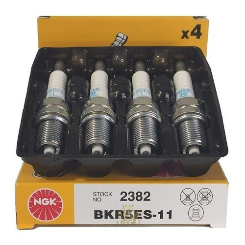Jogo de Vela Ngk Mazda Mx-3 1.6 16v Desde 1994 Bkr5es11