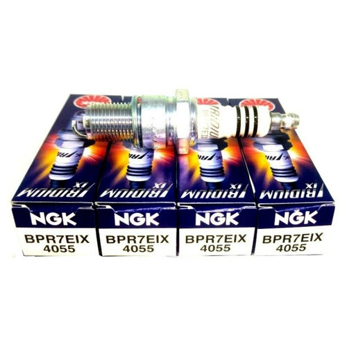 Jogo Vela Ignição Ngk Iridium Agile 1.4 8v EconoFlex Desde 2009 Bpr7eix