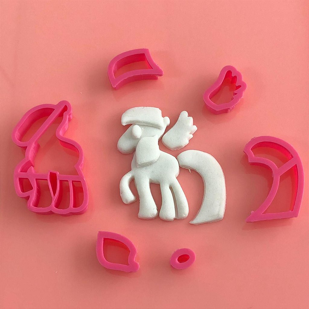 Cortador/Marcador My Little Pony - Twilight Sparkle - Para Pasta Confeitaria Pasta Biscoito D250674