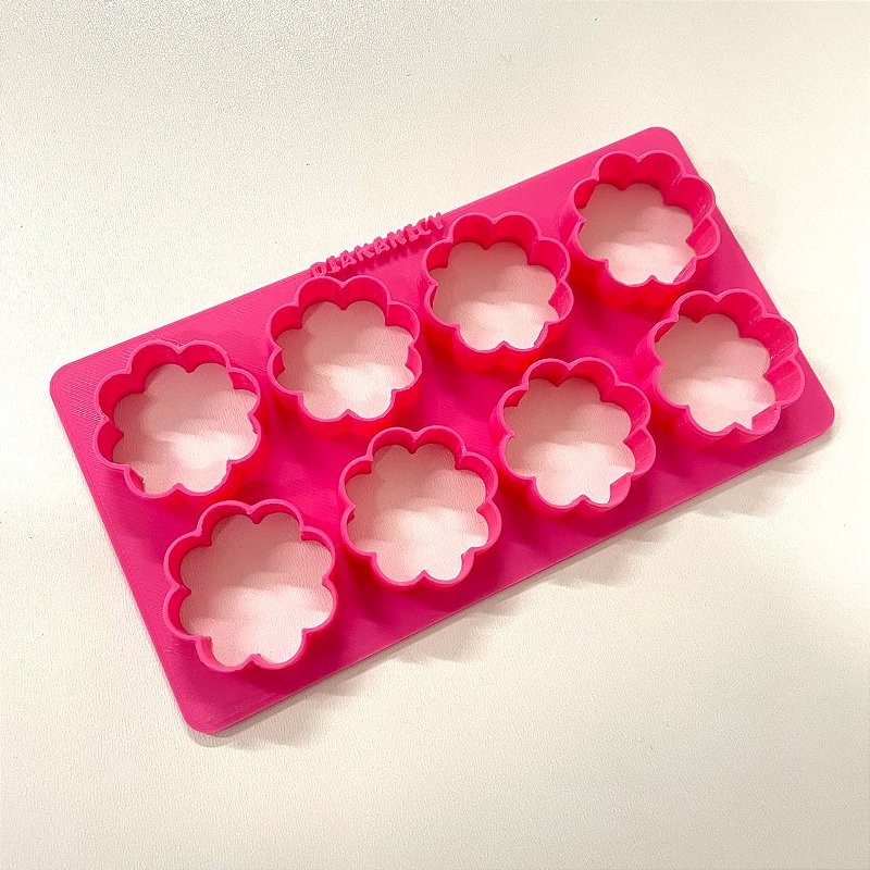 Cortador Produção Mini Flor Confeitaria Pasta Biscoito D251086 em Oferta na Shopee