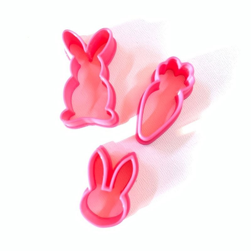 Kit Trio Mini Cortador Páscoa Confeitaria Pasta Biscoito D250302 em Oferta na Shopee