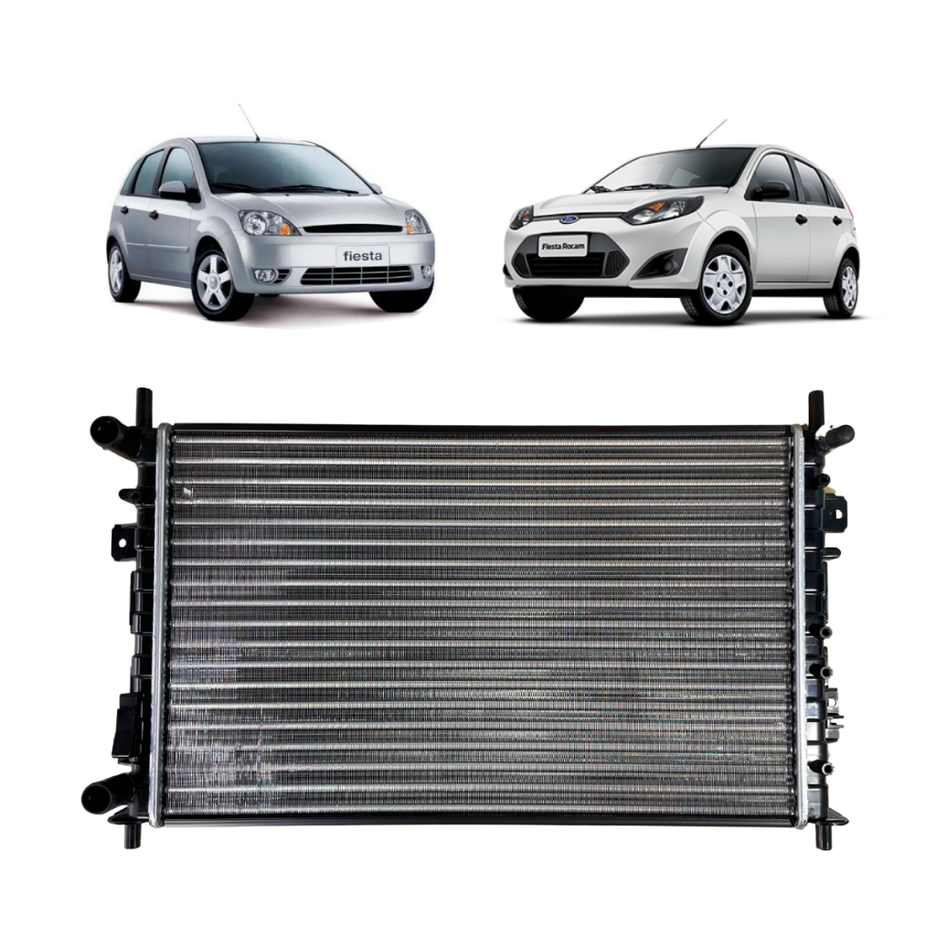 Radiador Ford Fiesta 2002 a 2014 / Ecosport 2002 a 2013 1.0