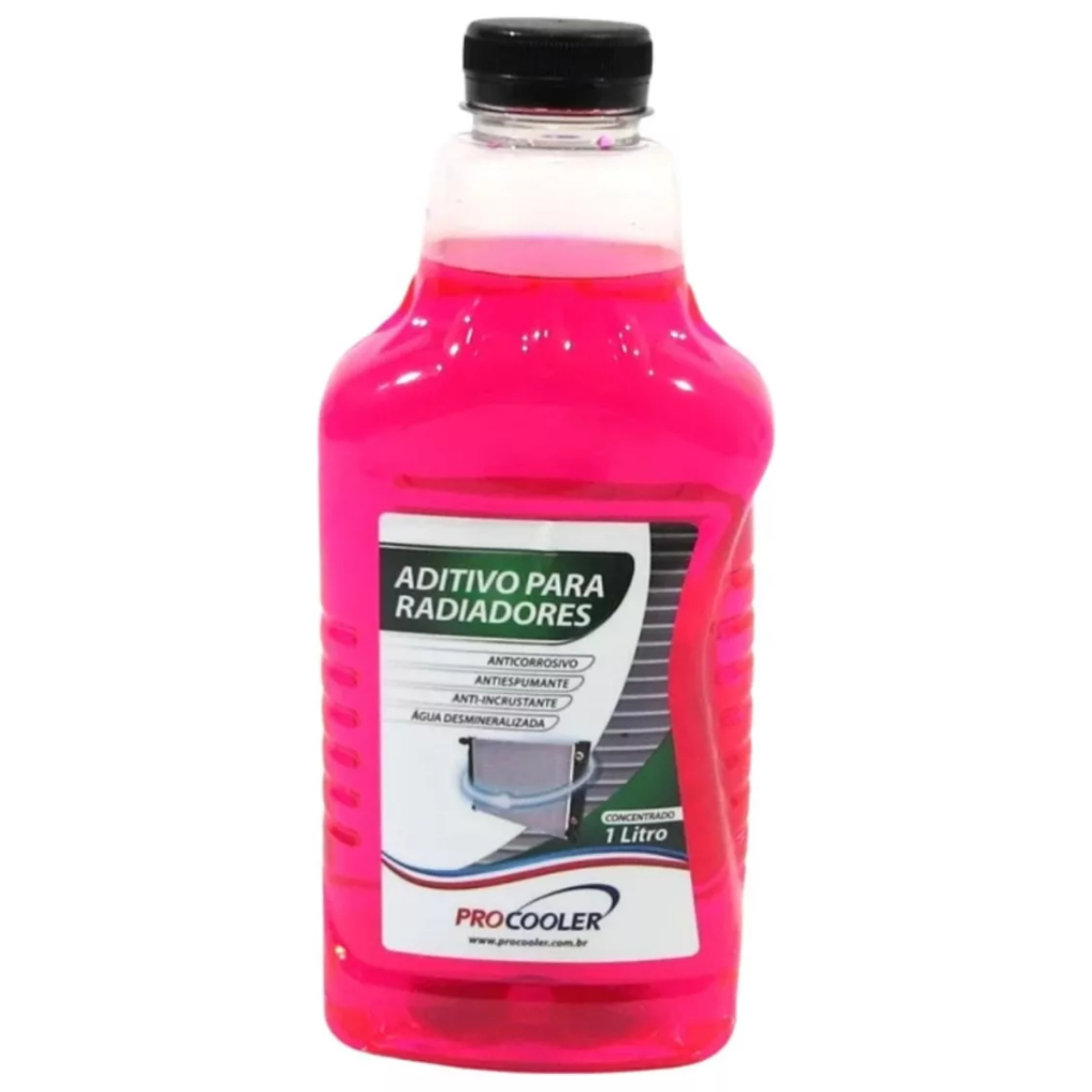 Aditivo Agua Radiador Rosa Concentrado 1litro Procooler em Oferta na Shopee