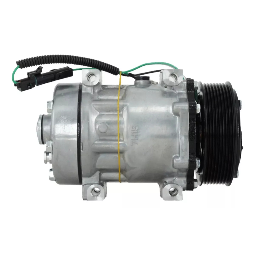Compressor Ar Condicionado Compatível Com New Holland Scania Volvo