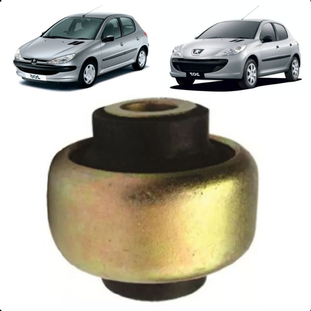 Bucha Central Da Bandeja Dianteira Para Peugeot 206 207
