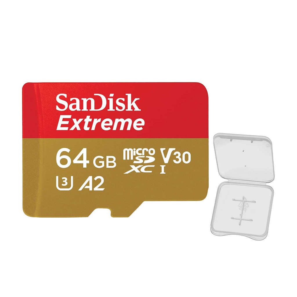 Cartão Memória Micro Sd Sandisk 64gb  Extreme 170Mbs +Case em Oferta na Shopee