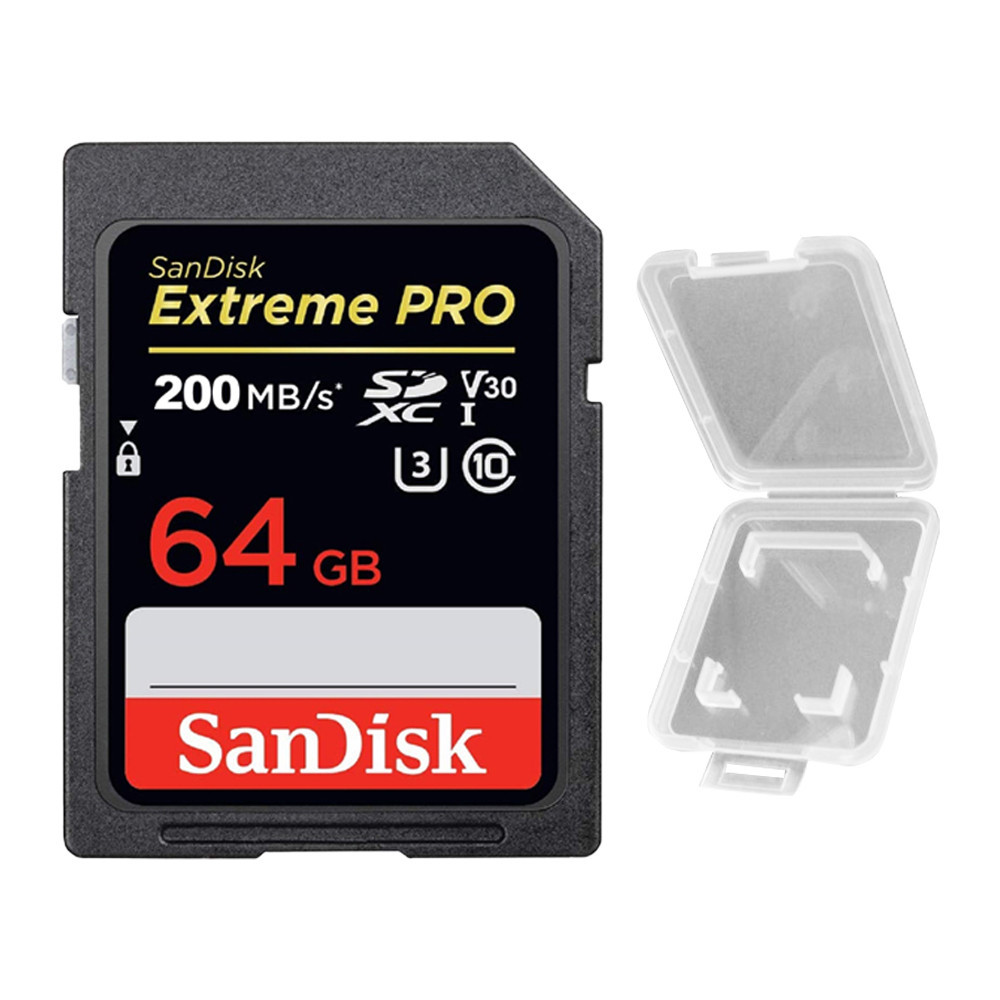 Cartão Memória Sdxc Sandisk 64gb Extreme Pro V30 200Mbs