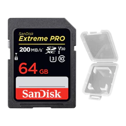 Cartão Memória Sdxc Sandisk 64gb Extreme Pro V30 200Mbs