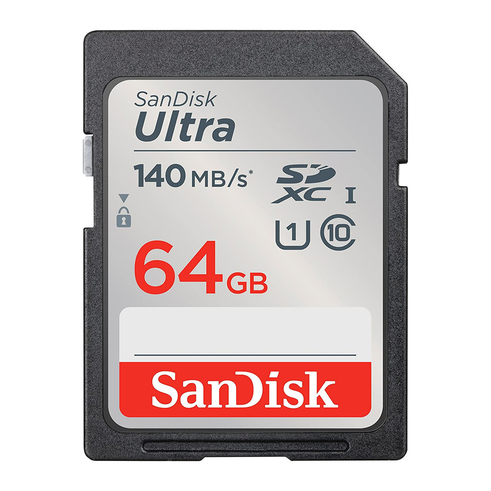 Cartão de Memória Sandisk 64gb Ultra Cartão Sd 140Mbs Full Hd em Oferta na Shopee