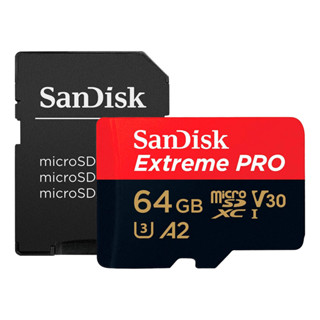 Cartão de Memória Sandisk 64gb Micro Sd Extreme Pro e Adp em Oferta na Shopee